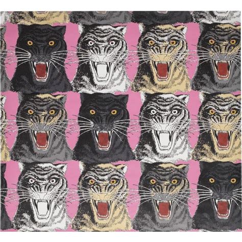 wallpaper pink gucci print|gucci tiger face wallpaper.